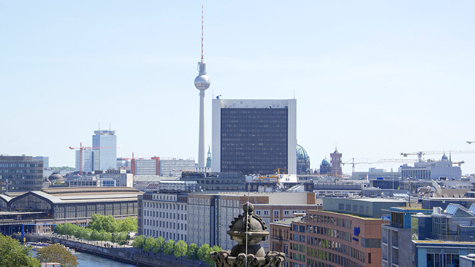 Berlin, Luftaufnahme, Stadtansicht, Alexanderplatz, Fernsehturm