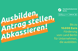 Ausbilden - Werbeflyer