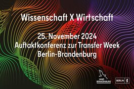 Auftaktkonferenz zur Transfer Week 2024/ Ankündigung