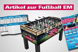 Artikel zur Fussball EM, Kickertisch