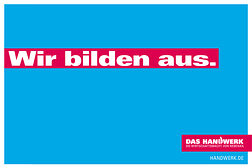 Digitale Vorlage: Wir bilden aus