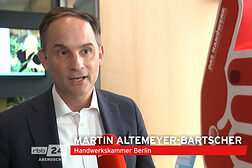 Martin Alemyer-Bartscher im Interview mit der Abendschau