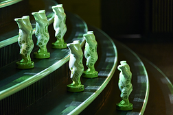 Green Buddys in Reihen
